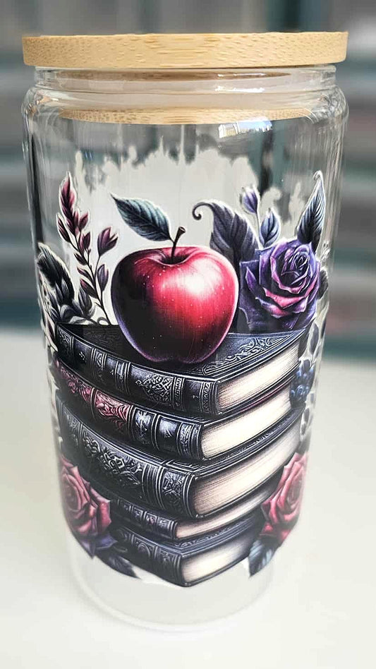Dark Gothic Themed Glass Tumbler