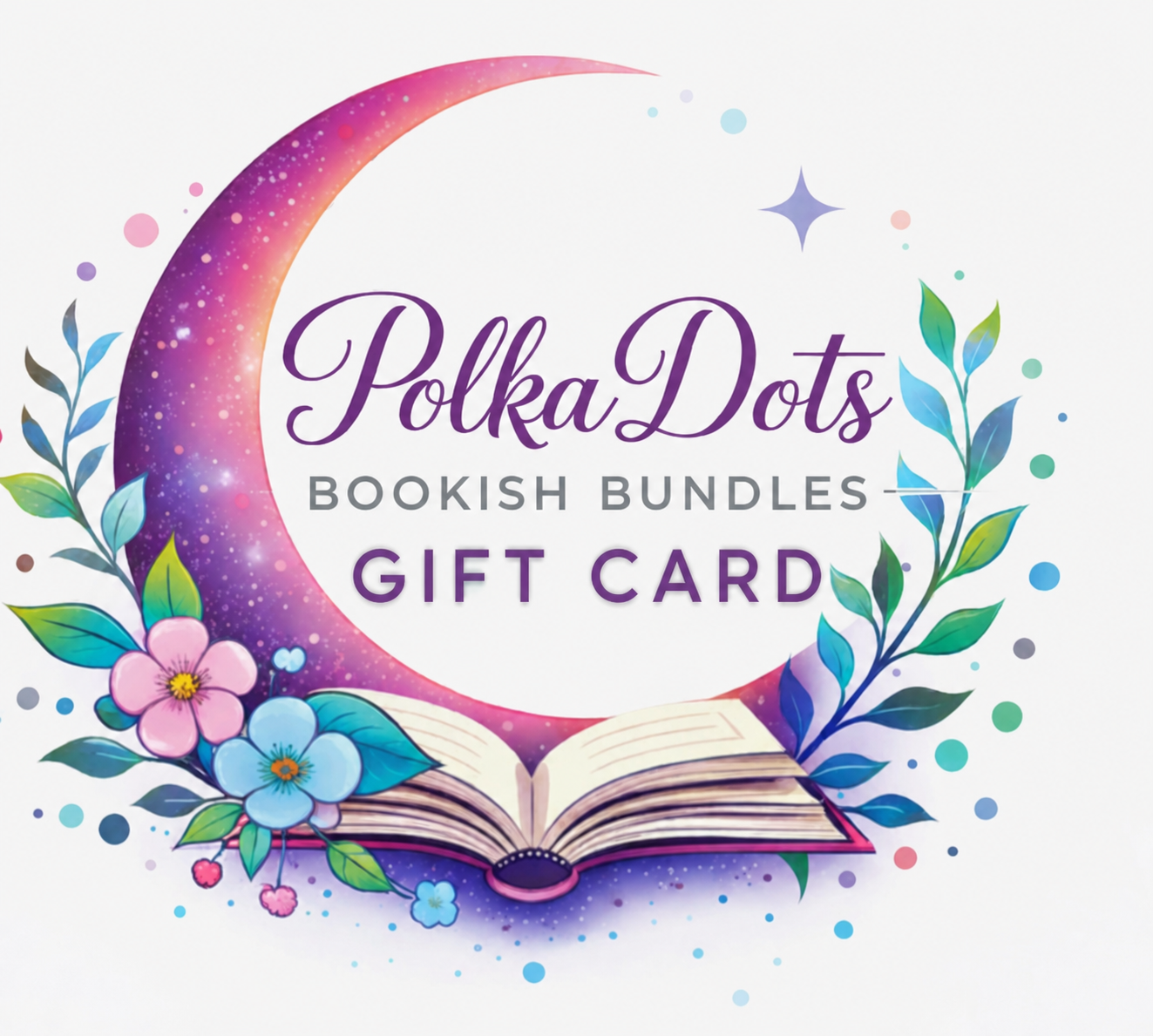Polka Dots Bookish Bundle Gift Card